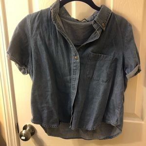 Brandy Melville Denim Crop